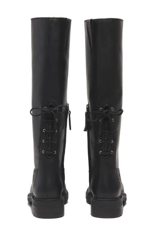 Timberland Brimfield Knee High Boot In Black Full Grain