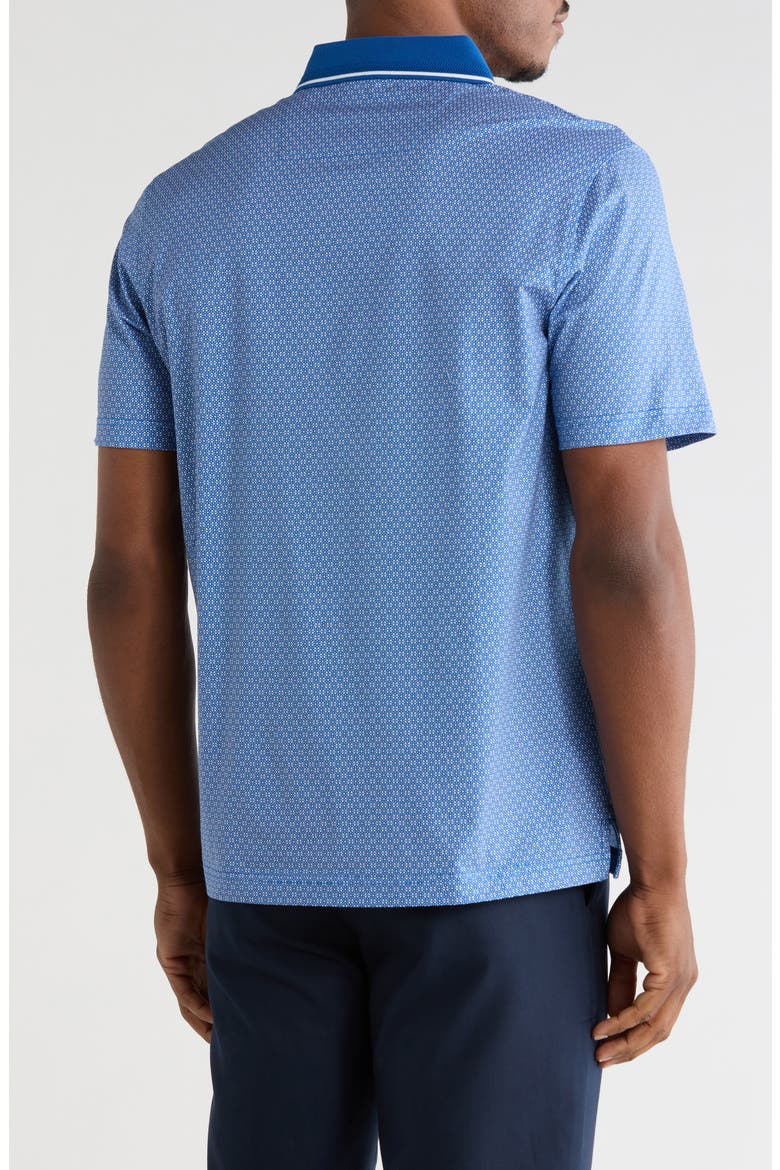 Tipped Cotton Knit Polo, Alternate, color, THISTLE