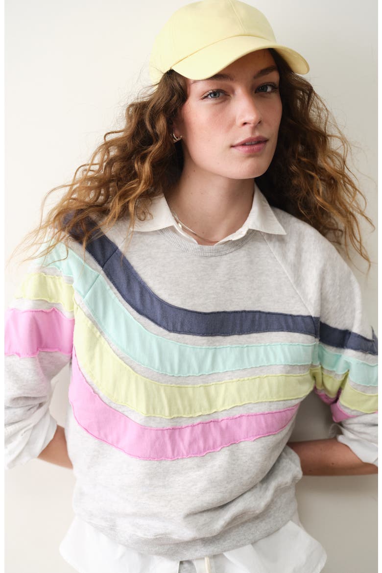Cloud 9 French Terry Sweatshirt, Alternate, color, HEATHER GREY
