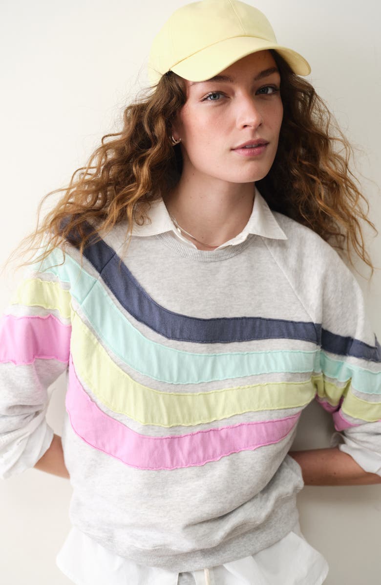 Marine Layer Cloud 9 French Terry Sweatshirt, Alternate, color, 