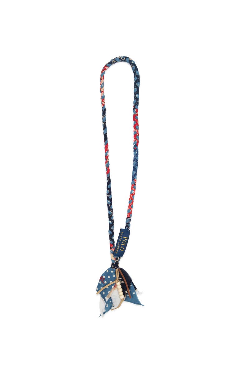 Polo Ralph Lauren Braided Bandana Neckwear, Main, color, Blue/Red Multi