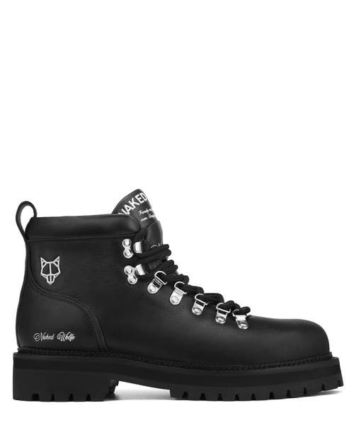 Naked Wolfe Bear Leather Boot In Black