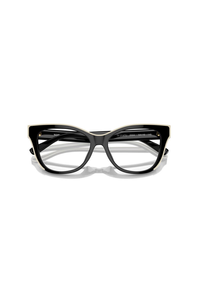 54mm Cat Eye optical glasses, Alternate, color, Black