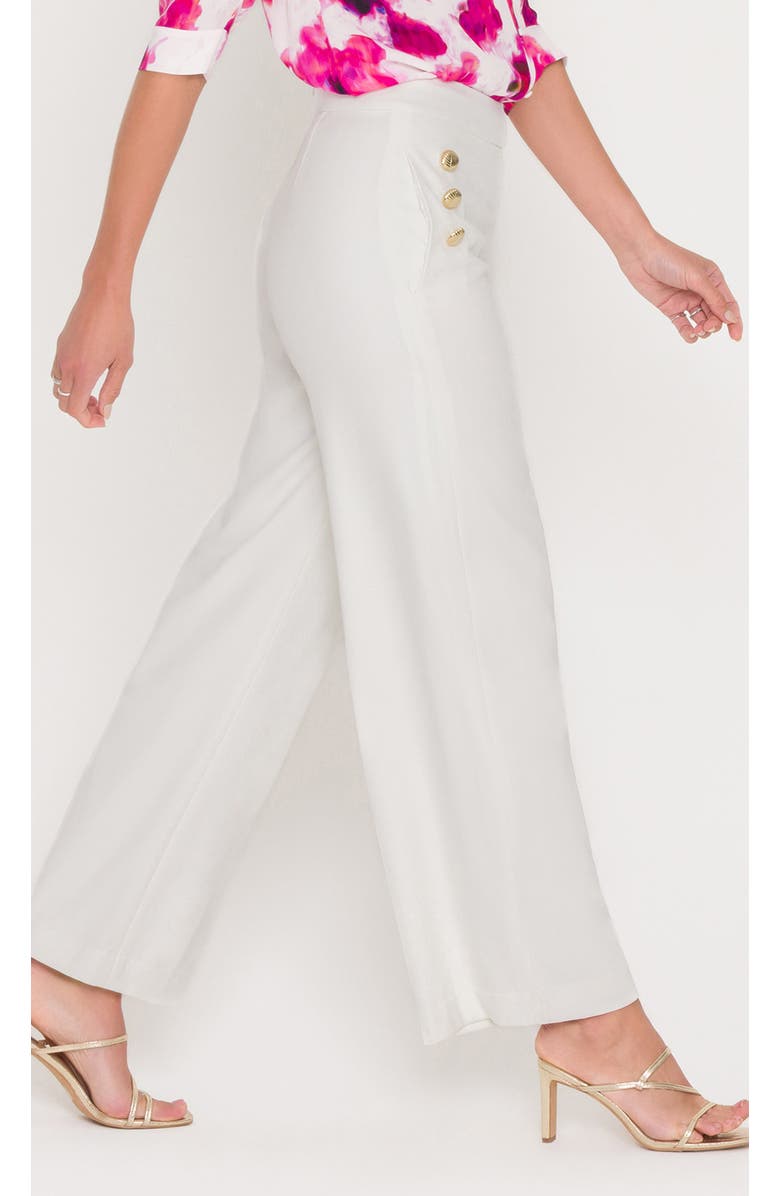 Generation Love Medlyn Lightweight Crepe Pants, Alternate, color, White