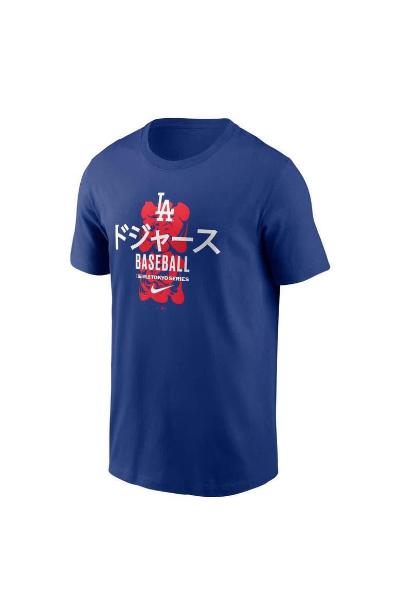 Nike Men's Nike Royal Los Angeles Dodgers 2025 MLB World Tour: Tokyo Series T-Shirt, Alternate, color, 