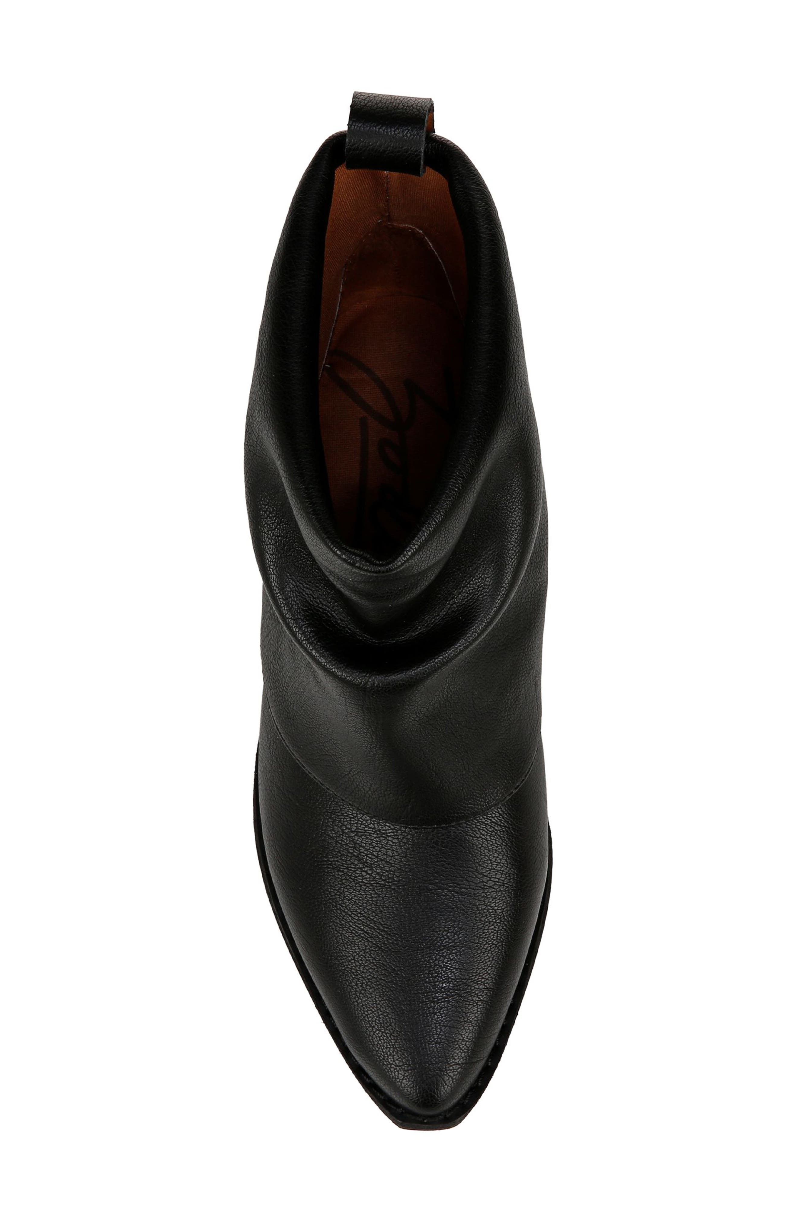 Zodiac Malina Snake Embossed Western Bootie, Alternate, color, Black