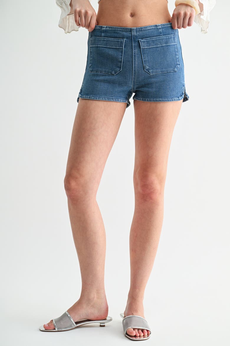 The Sunday Patch Pocket Short, Main, color, Medium Wash
