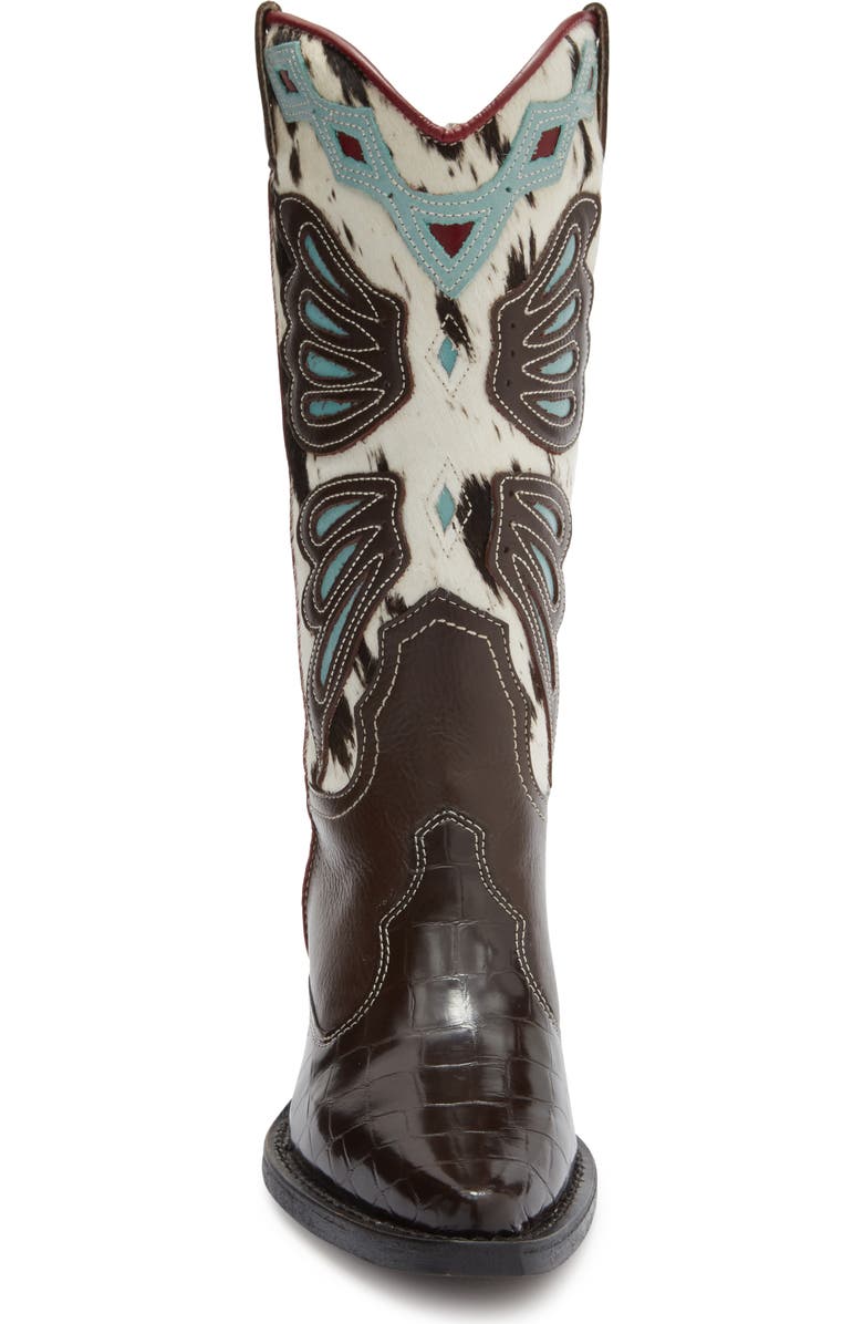 Steve Madden Arroyo Western Boot, Alternate, color, Blue Multi