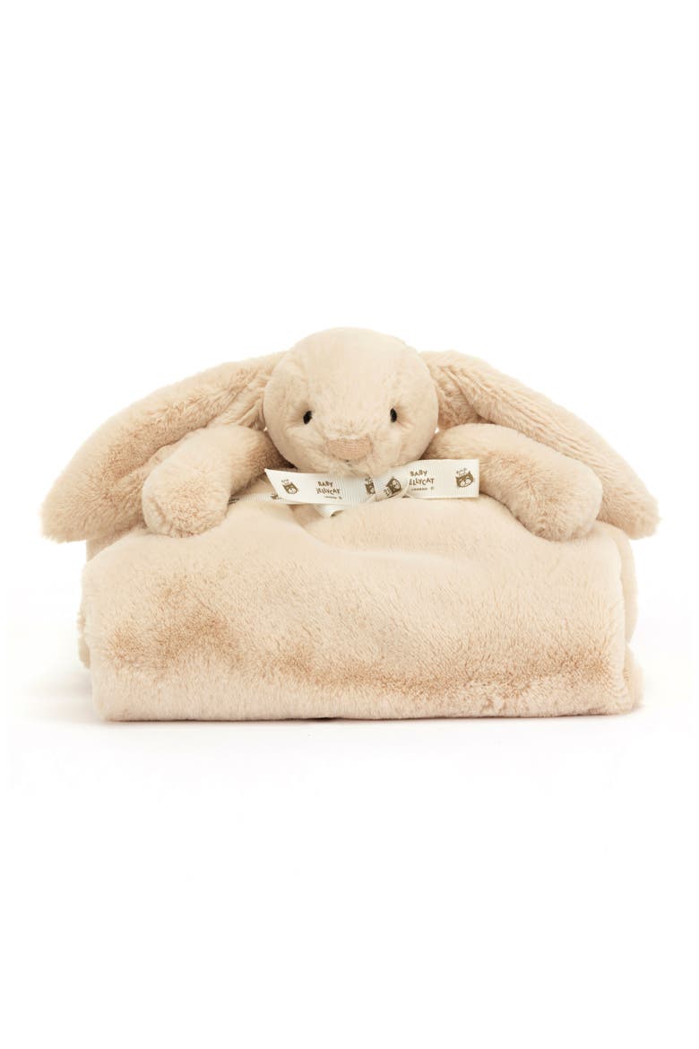 Bashful Luxe Bunny Blankie, Alternate, color, BEIGE