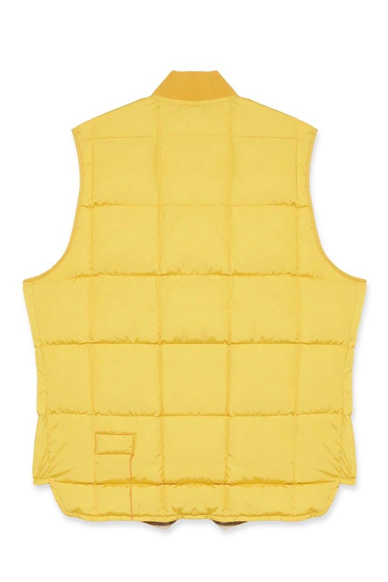 Nylon Vest2 with Camouflage Lining, Alternate, color, YELLOW