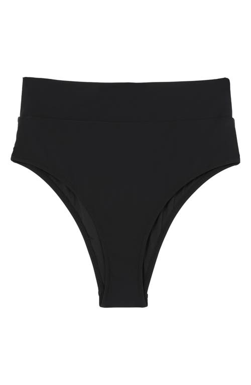 Reiss Helena High Waist Bikini Bottoms In Black
