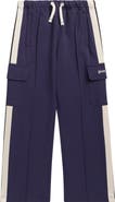 Palm Angels Kids' New Track Loose Fit Cargo Pants