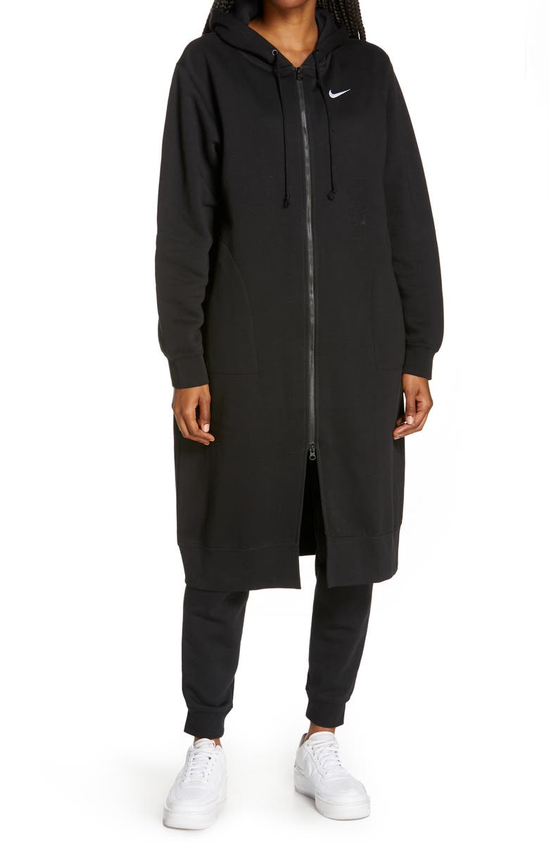 Nike Sportswear Long Zip Hoodie, Alternate, color, 