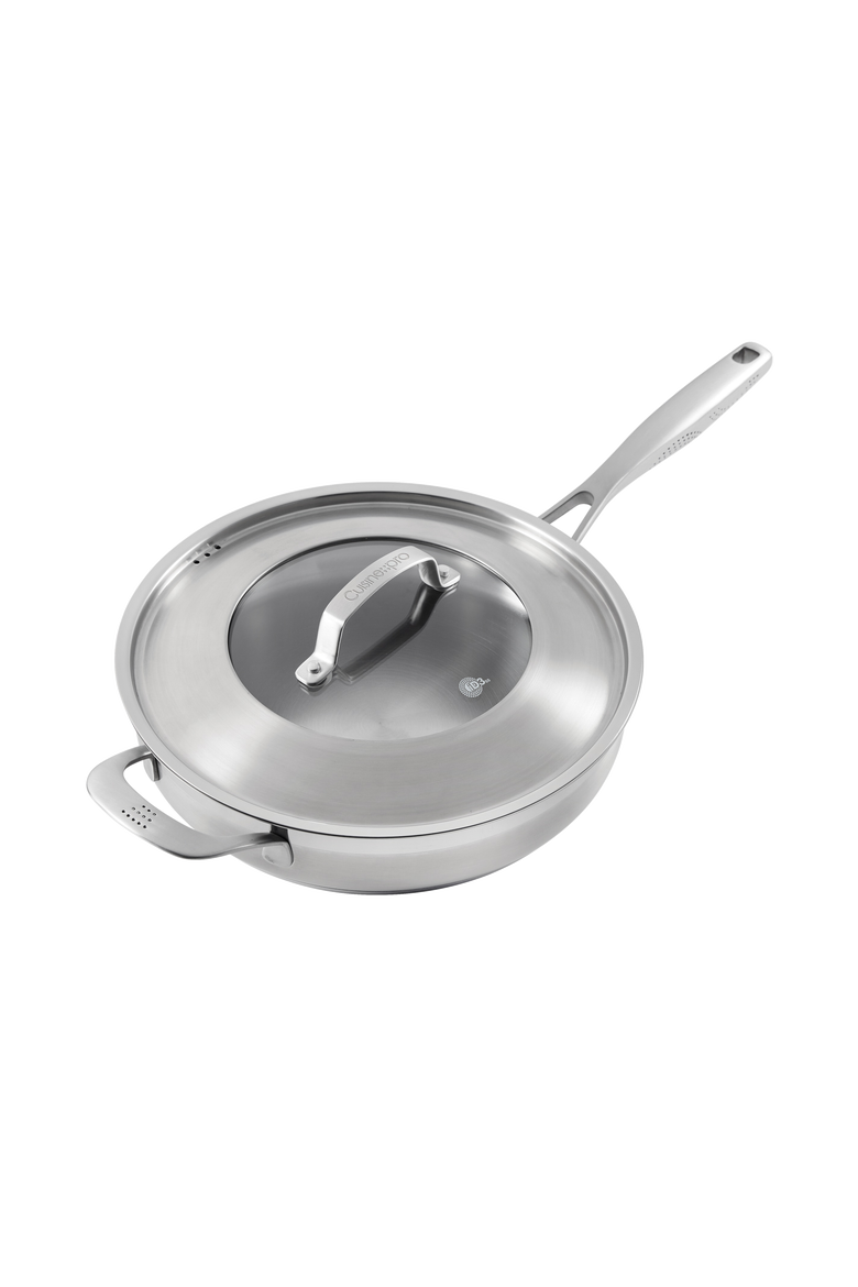 iD3® SS 3.5 Qt. Sauté Pan with Lid, Main, color, SILVER