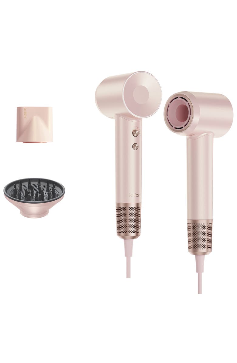 Laifen SWIFT Premium High-Speed Hair Dryer + Bag, Main, color, Pink