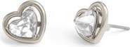 COACH Heart Halo Stud Earrings