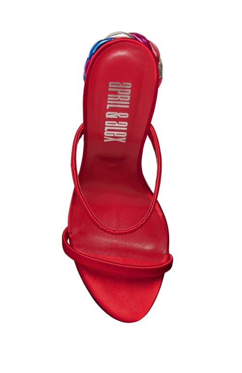 April & Alex Bianca Heel In Red