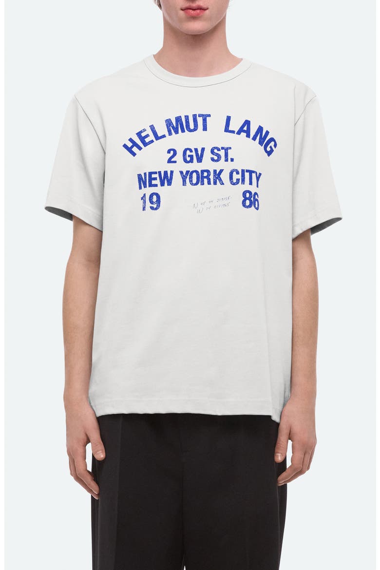 Varsity Cotton Graphic T-Shirt, Main, color, OPTIC WHITE
