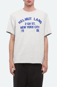 Helmut Lang Varsity Cotton Graphic T-Shirt