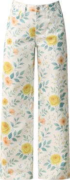 Bayeas Flora Wide Leg Jeans