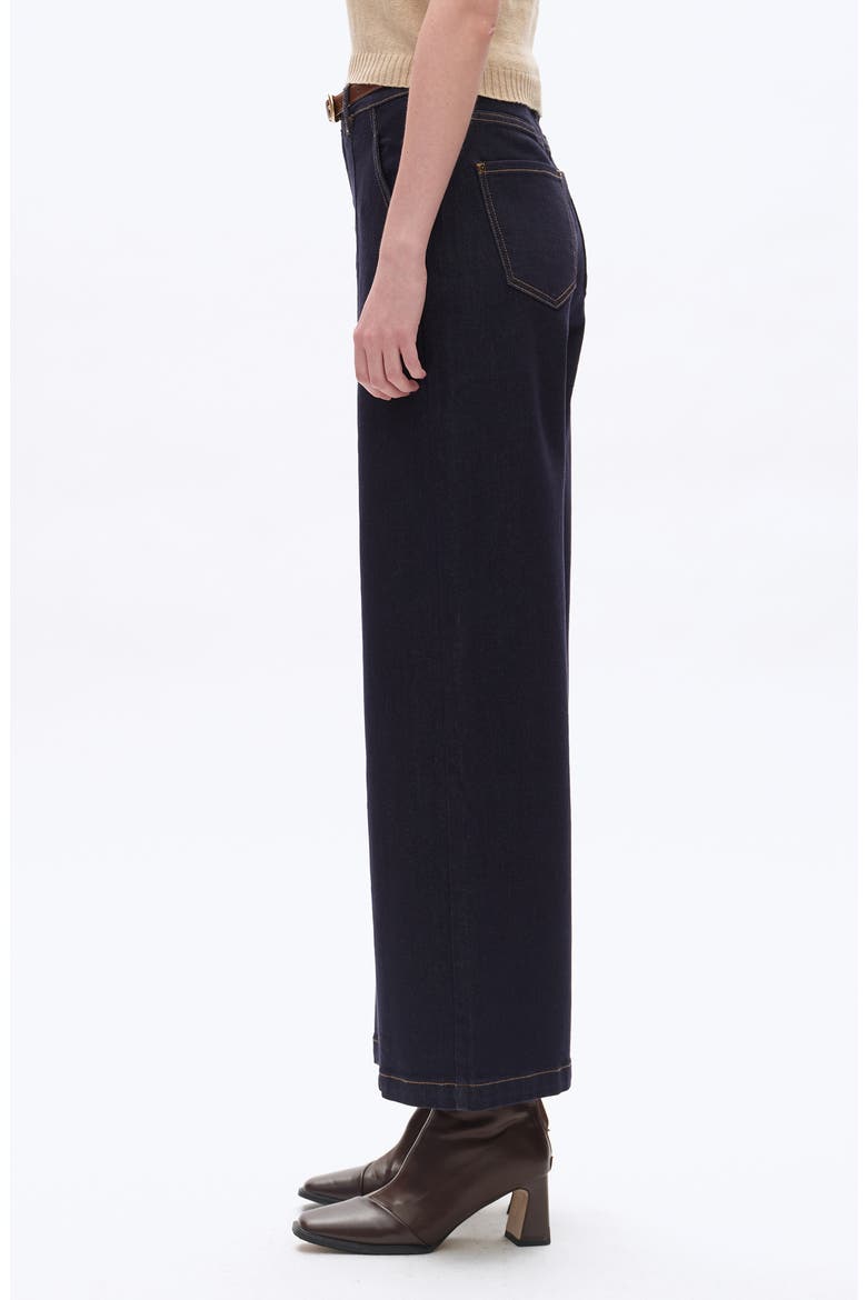 High Waist Wide Leg Jeans, Alternate, color, RINSE WASH