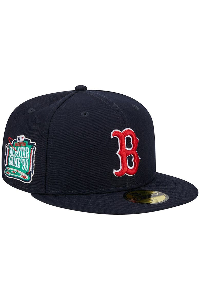 Men's New Era Navy Boston Red Sox  1999 All Star Game Team Color 59FIFTY Fitted Hat, Main, color, Navy