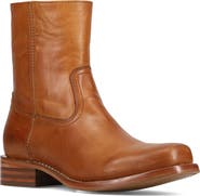Frye Campus Leather Plain Toe Zip Boot