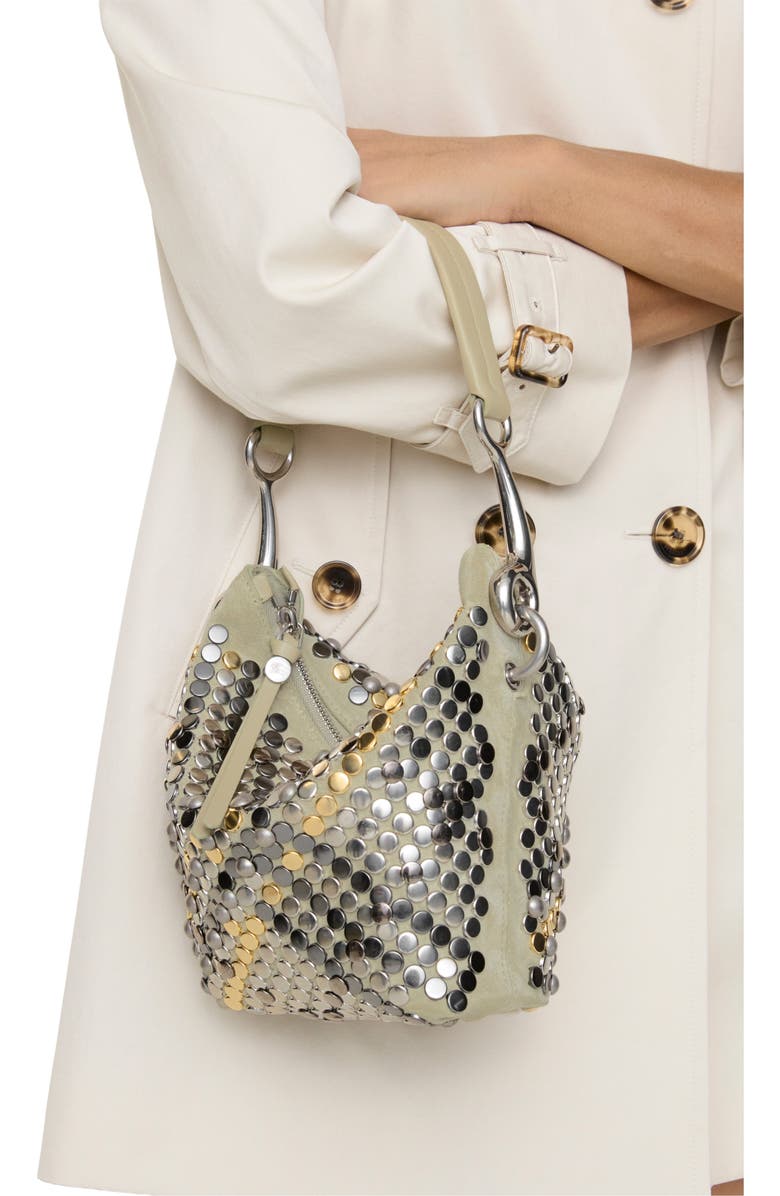 Burberry Mini Bridle Shoulder Bag, Alternate, color, Hunter Beige