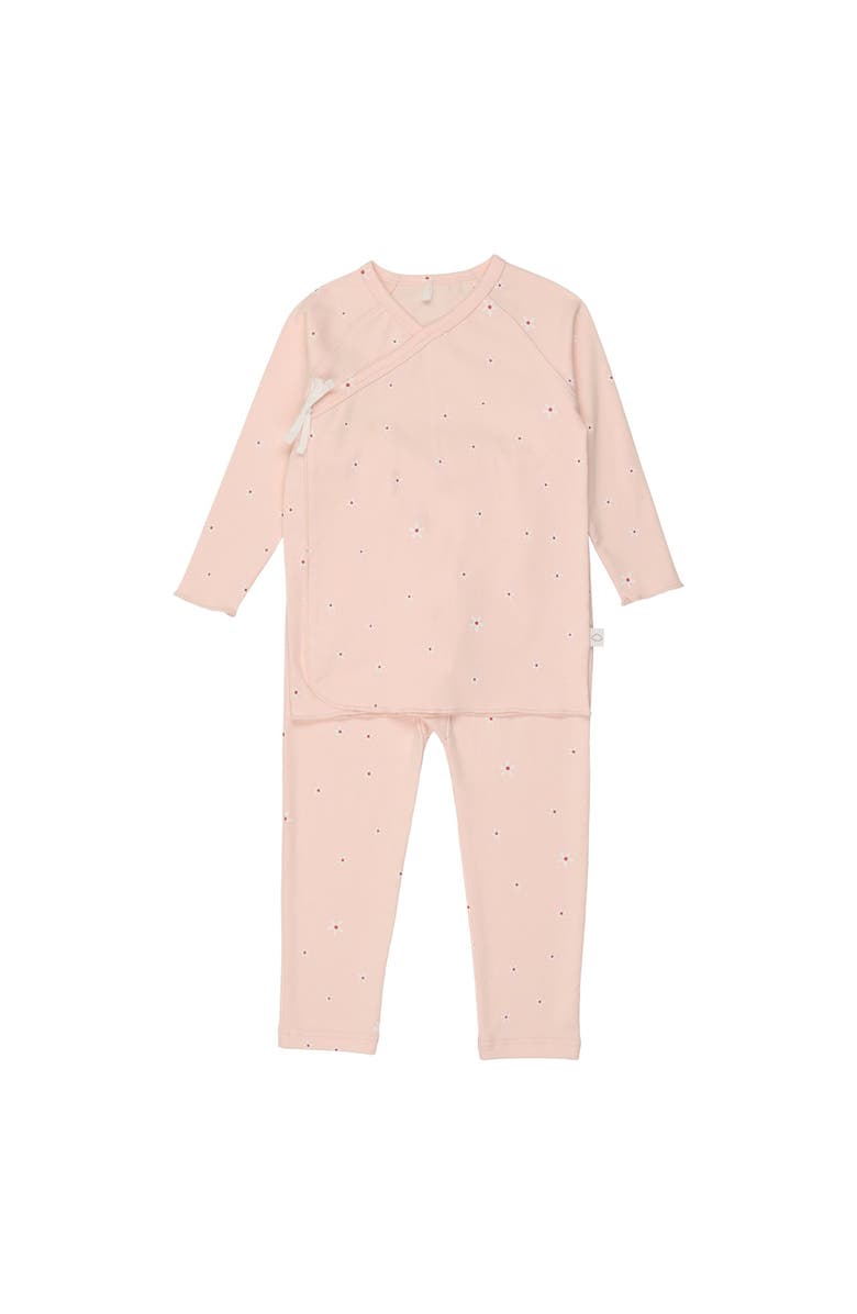Pouf Floral Wrap PJ, Main, color, Pink