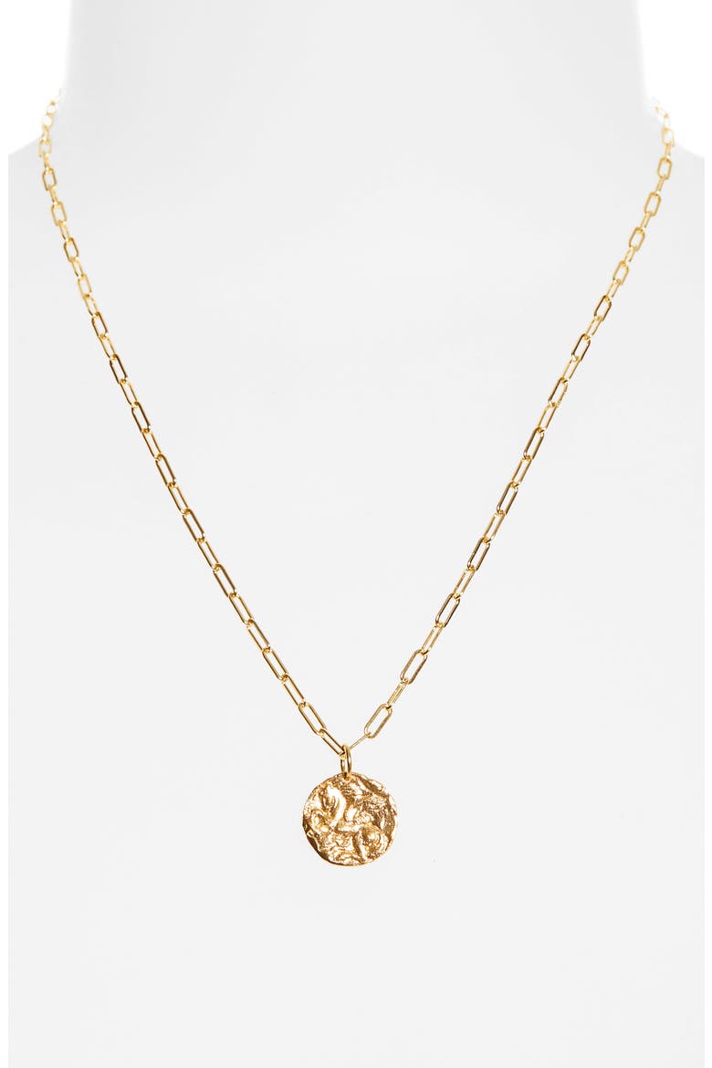 The Baby Pegasus Necklace, Alternate, color, GOLD