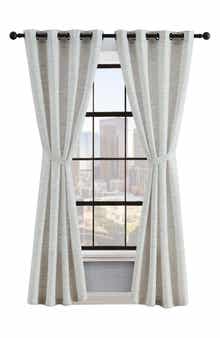 Lucky Brand Sierra Textured Set of 2 Curtain Panels