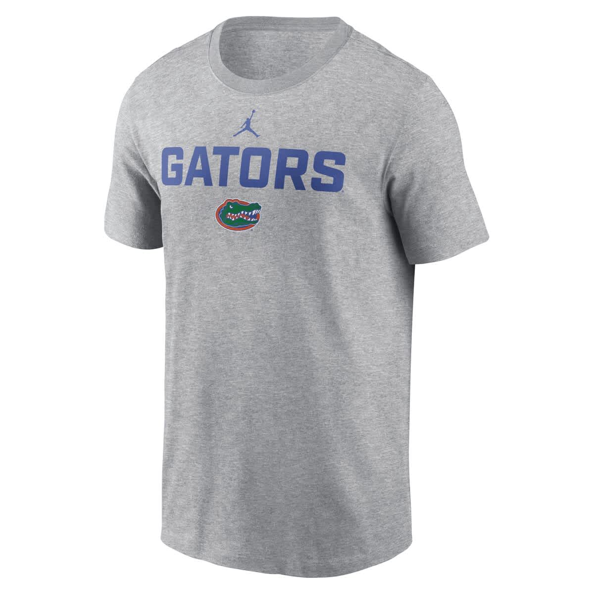 Men's Jordan Brand Heather Gray Florida Gators Campus 2-Hit T