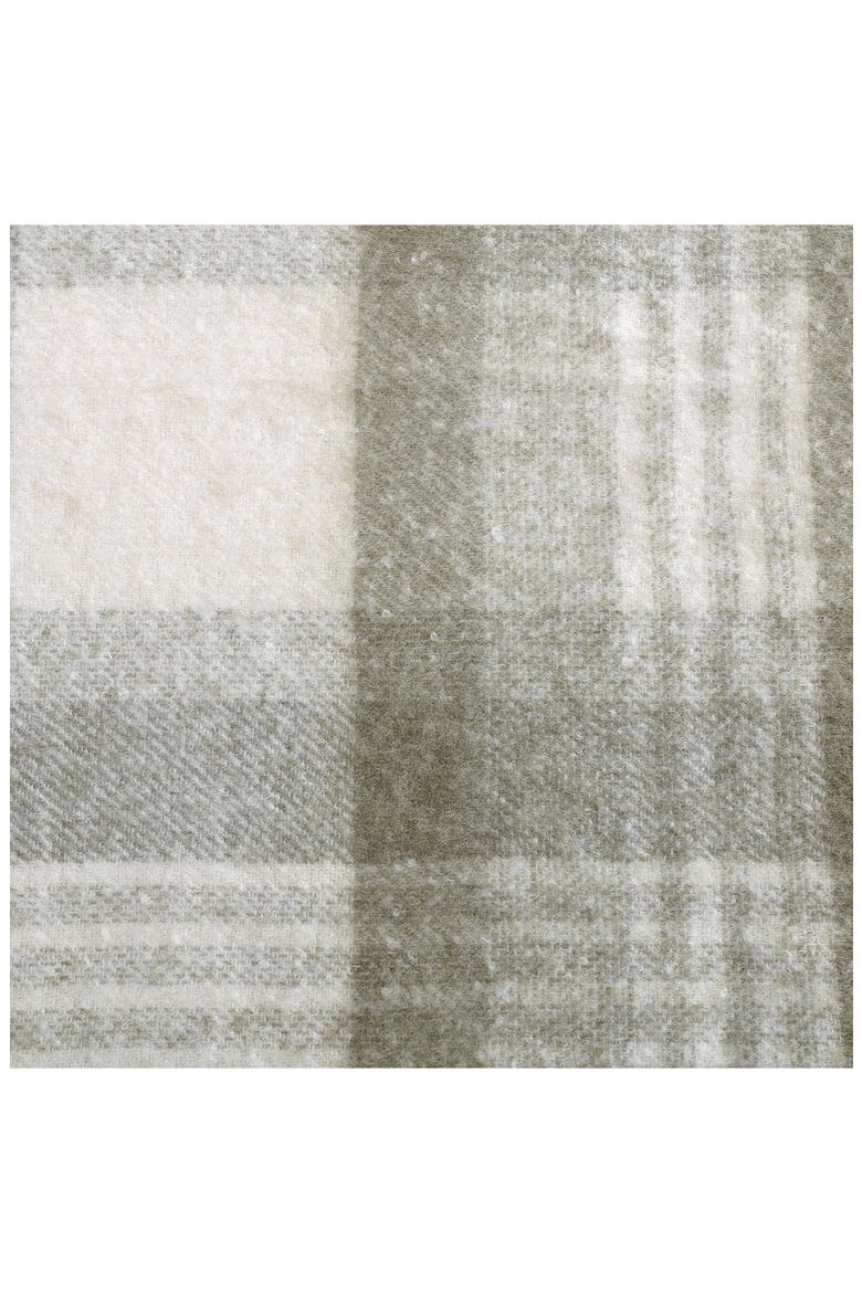 Hearthstone Plaid Reversible Throw Blanket, Alternate, color, LIGHT BEIGE MULTI