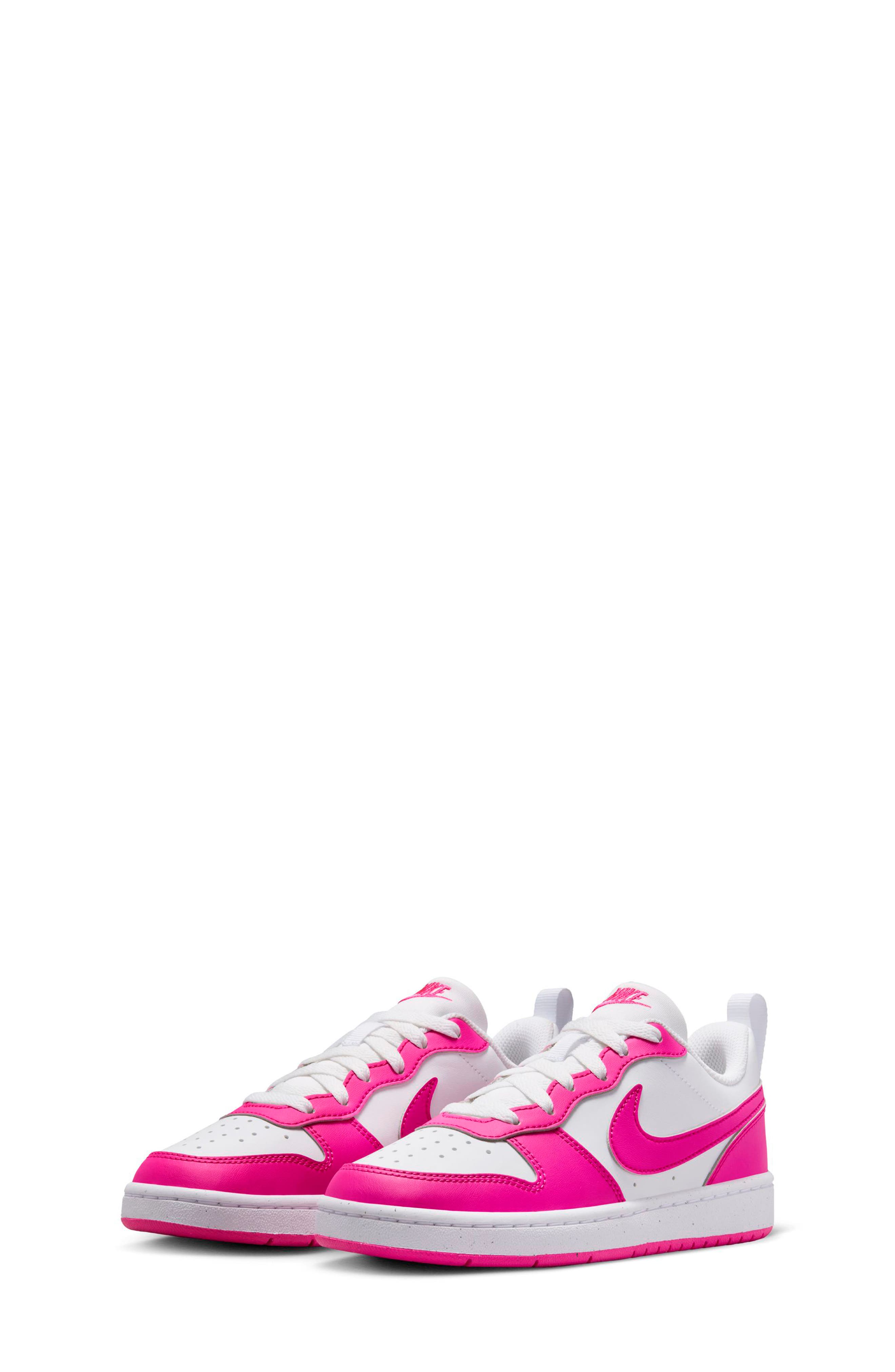  White/ Fuchsia