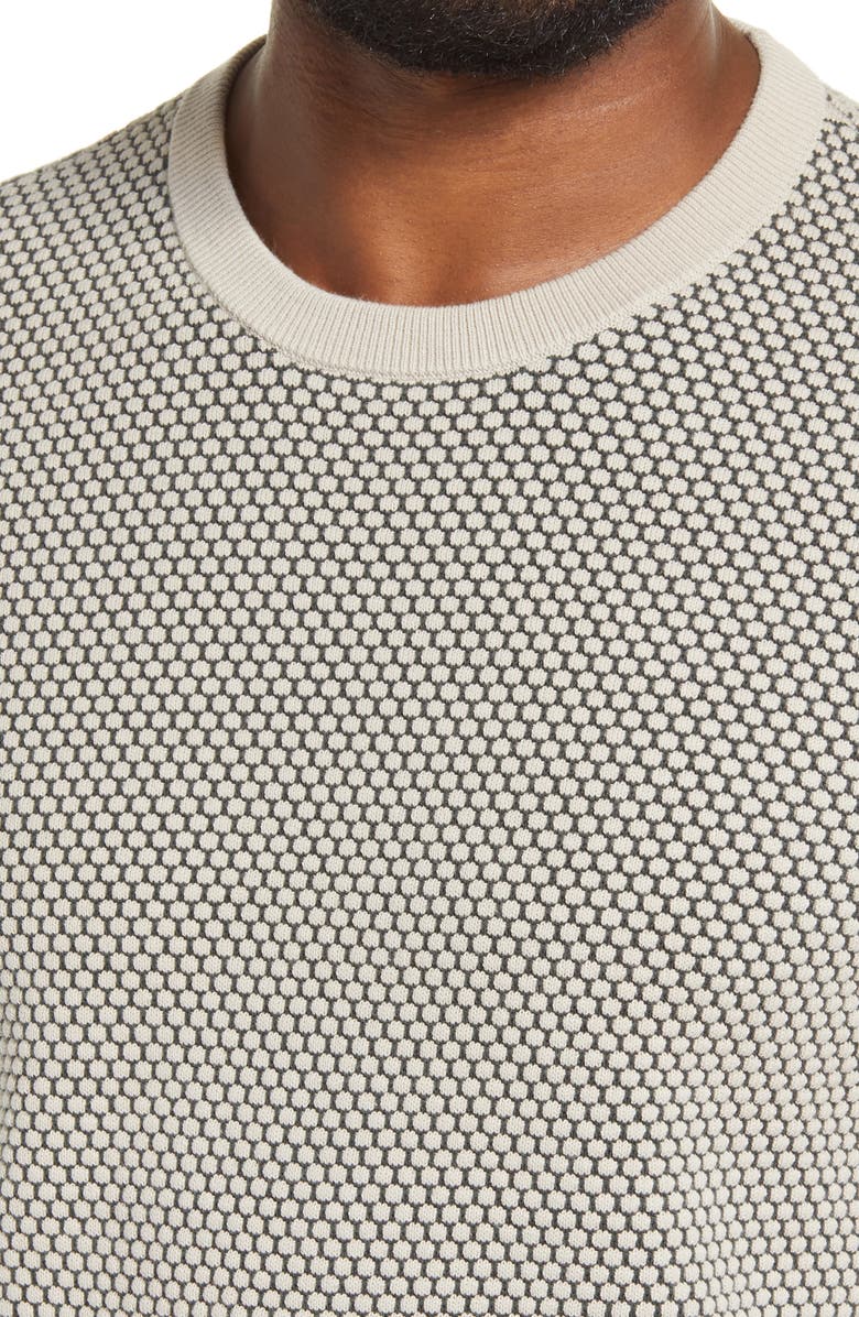 Club Monaco Men's Honeycomb Crewneck Sweater, Alternate, color, 