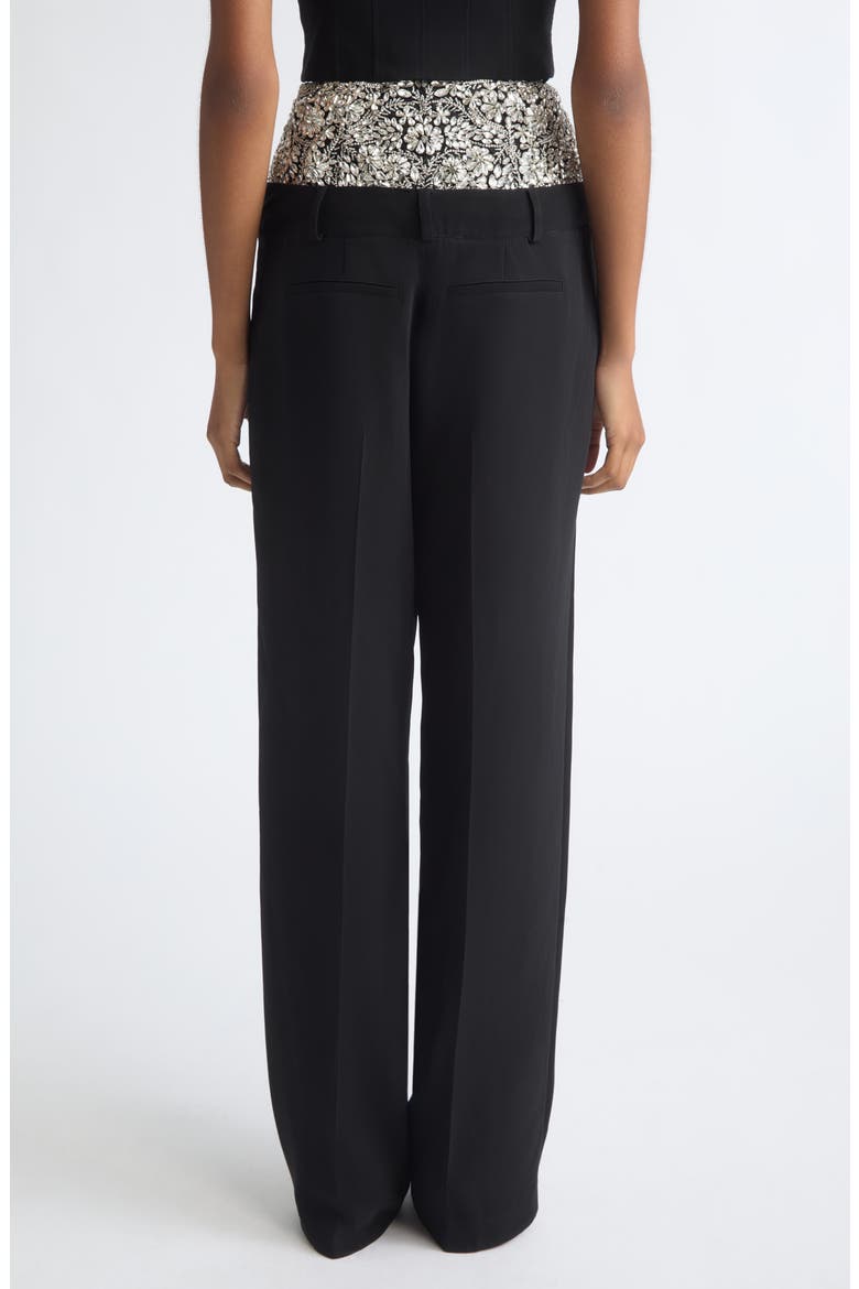 Crystal Ivy Dionne Wide Leg Pants, Alternate, color, BLACK/ CLEAR