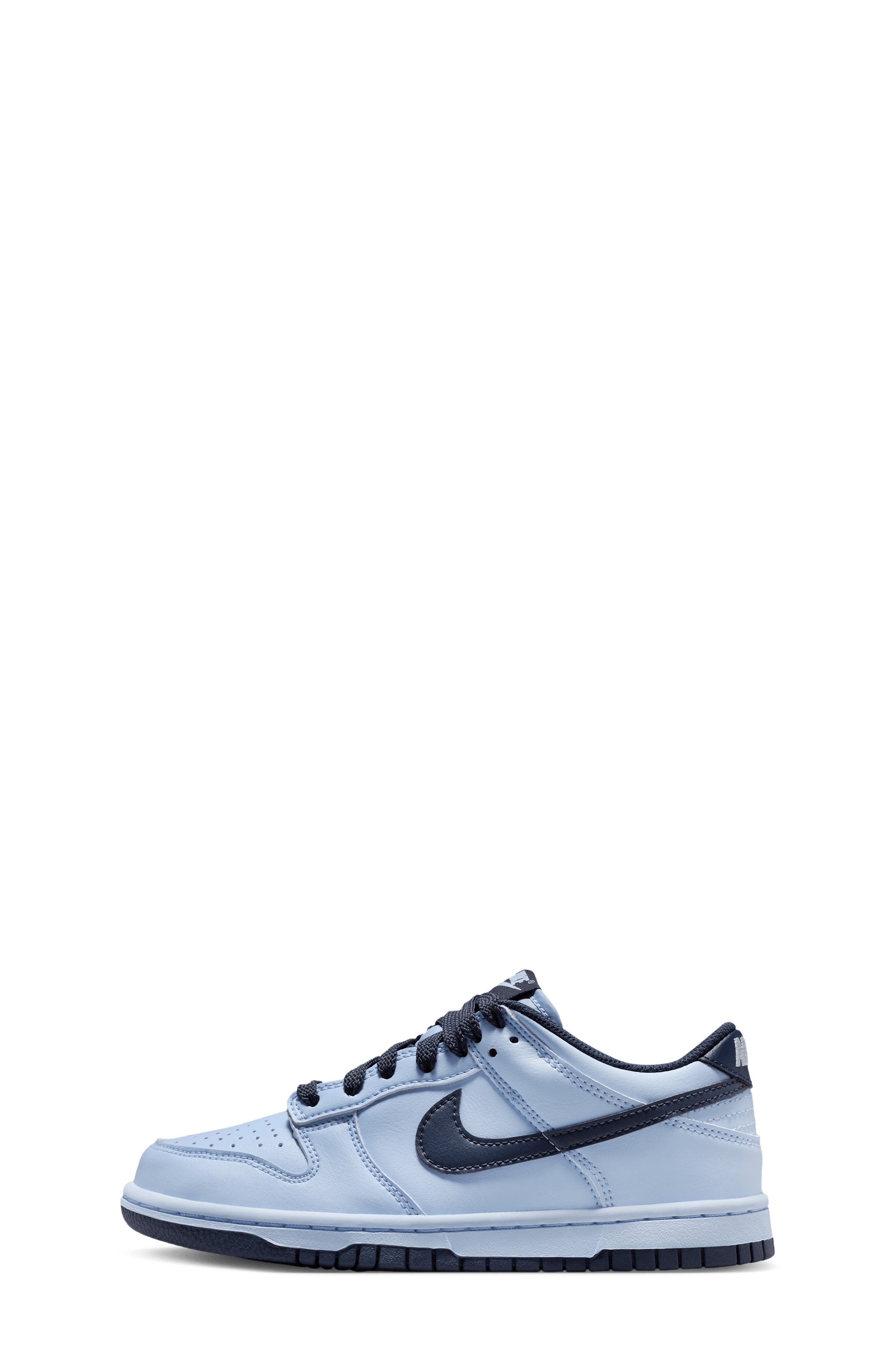 Kids' Dunk Low Basketball Sneaker, Alternate, color, HYDROGEN BLUE/ BLUE/ BLUE