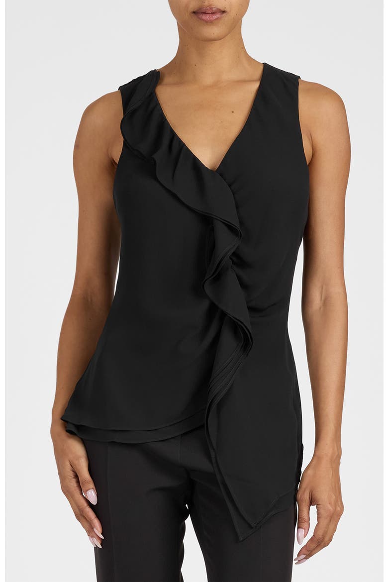 Tyra Sleeveless Top, Main, color, BLACK