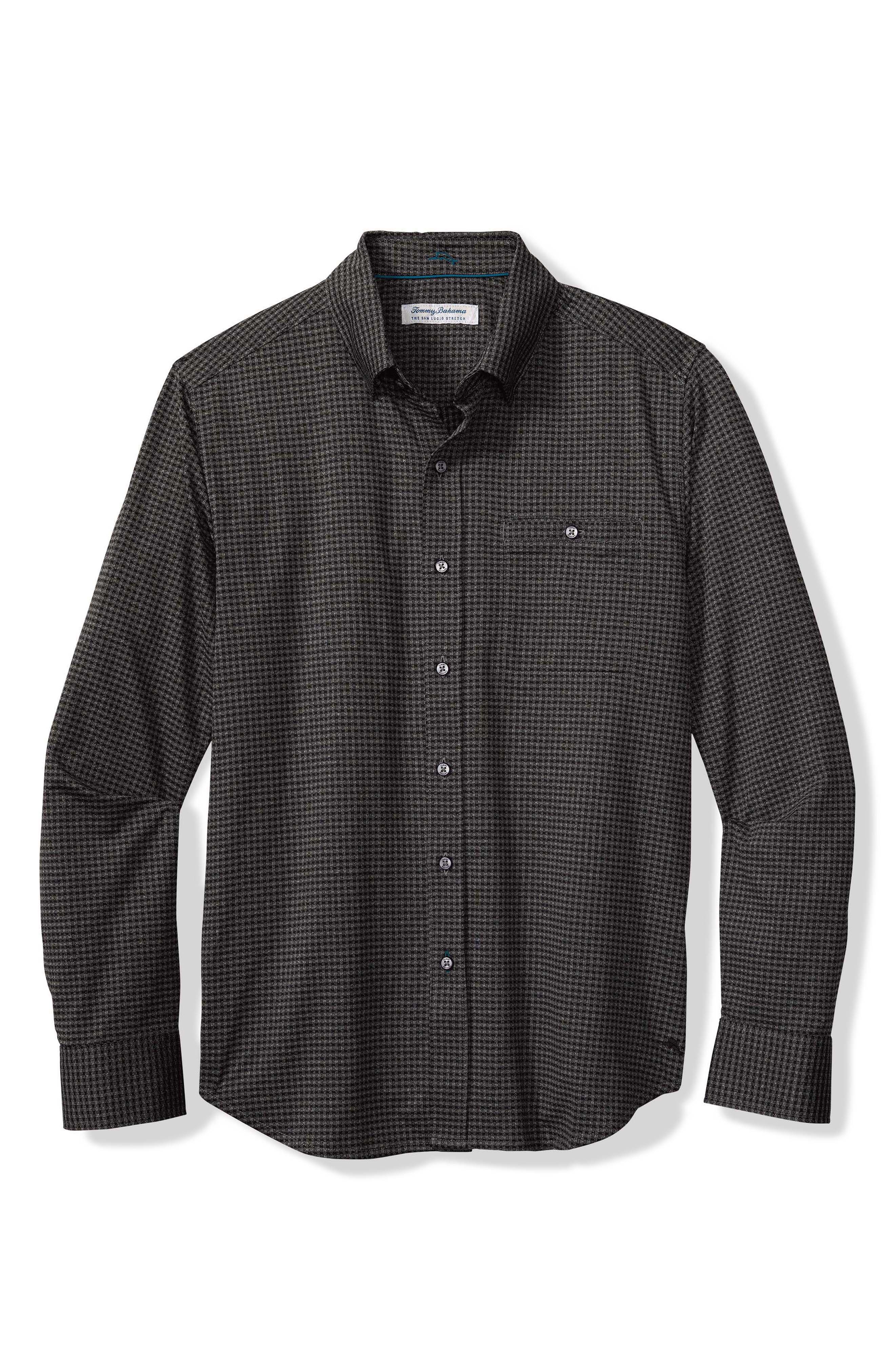 San Sebastian Microcheck IslandZone® Button-Up Shirt