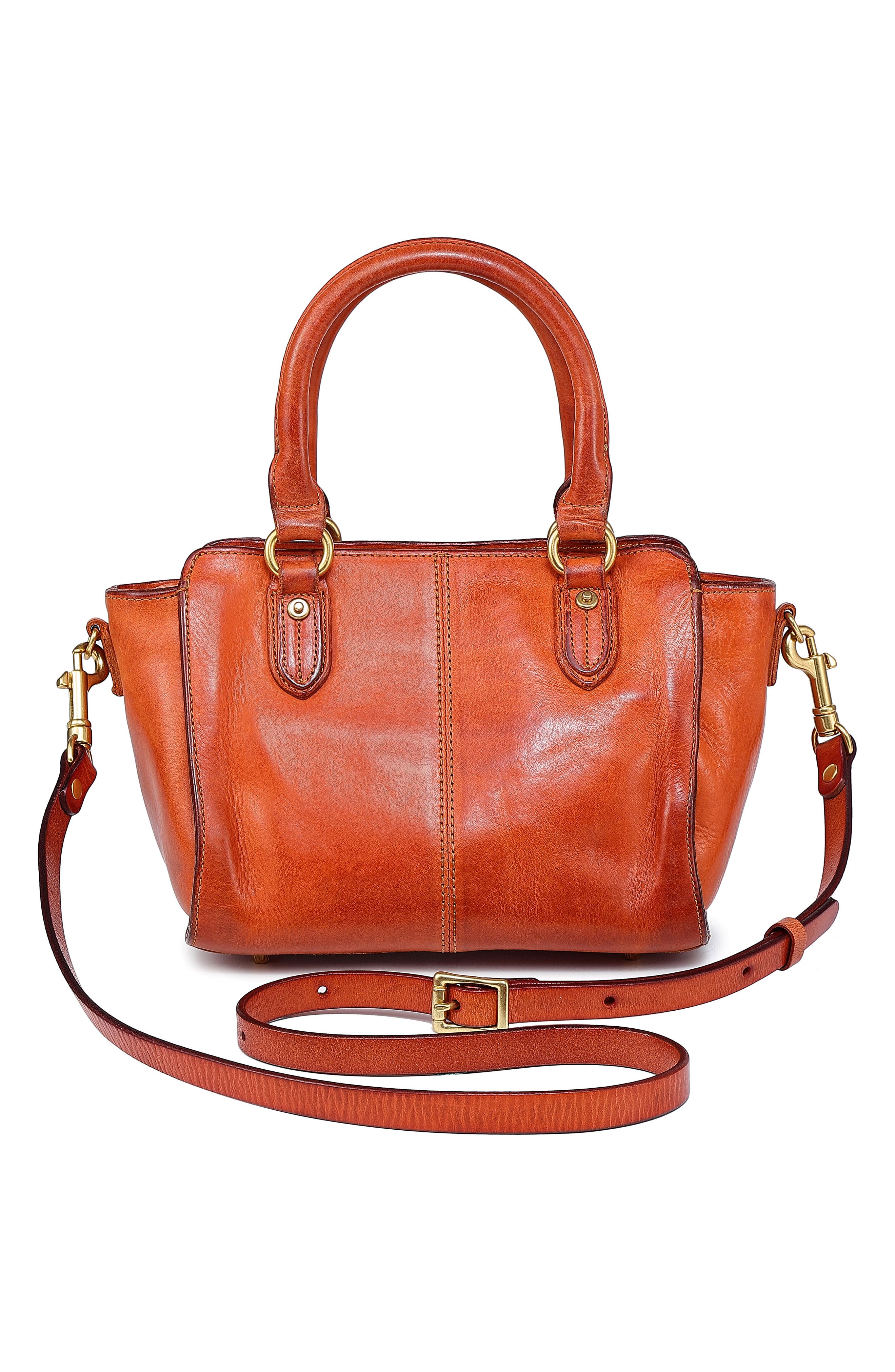 OLD TREND Pansy Mini Satchel Bag, Alternate, color, Caramel