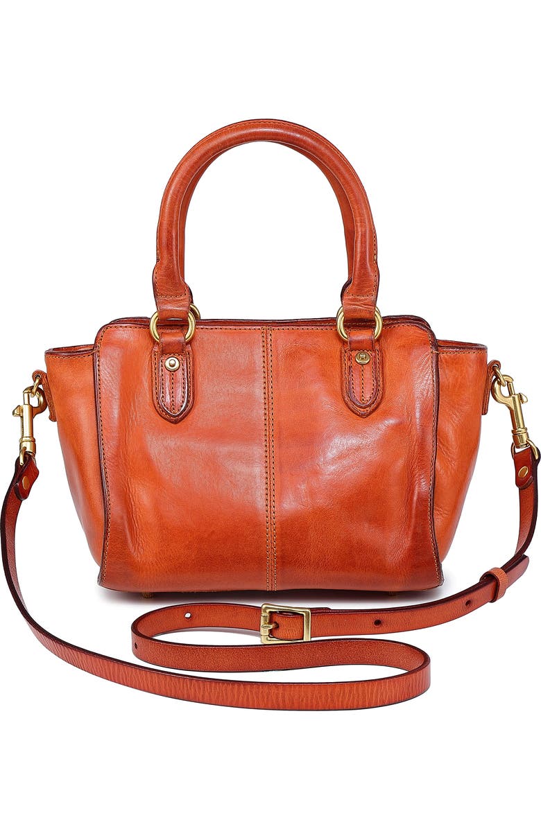 OLD TREND Pansy Mini Satchel Bag, Alternate, color, Caramel
