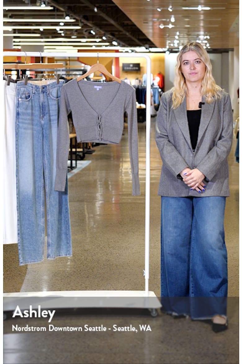 Tie Front Crop Cardigan video
