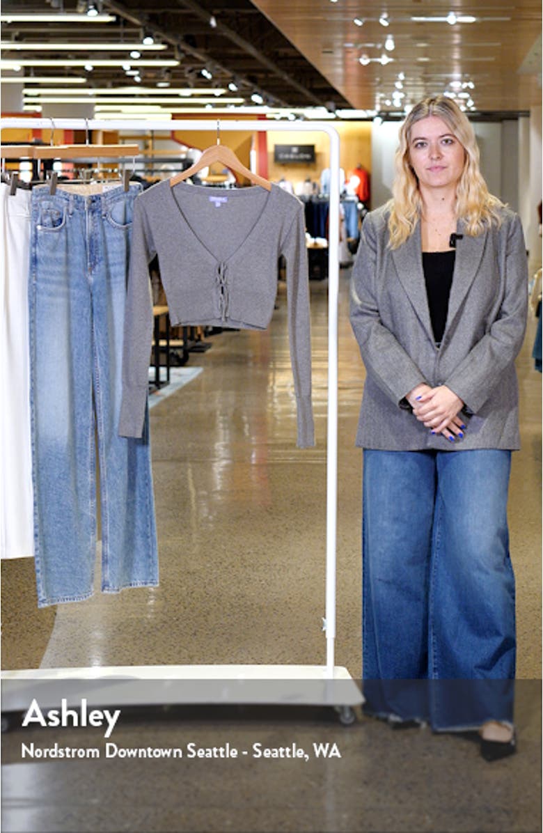 Tie Front Crop Cardigan, sales video thumbnail