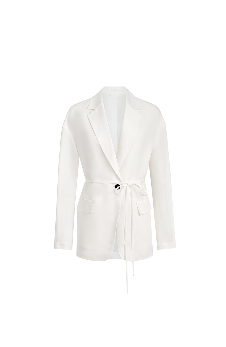 Brunello Cucinelli Fluid twill blazer, Main, color, Panama