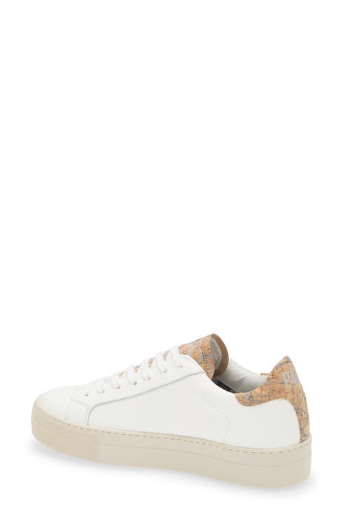 P448 Thea Platform Sneaker In White