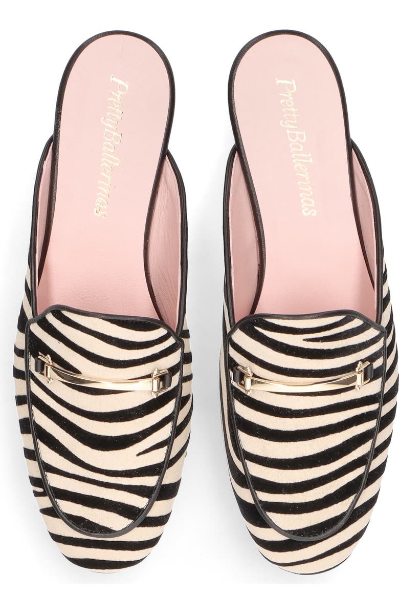 Pretty Ballerinas Round Toe Animal Print Loafer Slide, Main, color, Beige