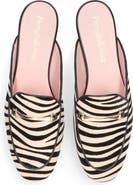 Pretty Ballerinas Round Toe Animal Print Loafer Slide