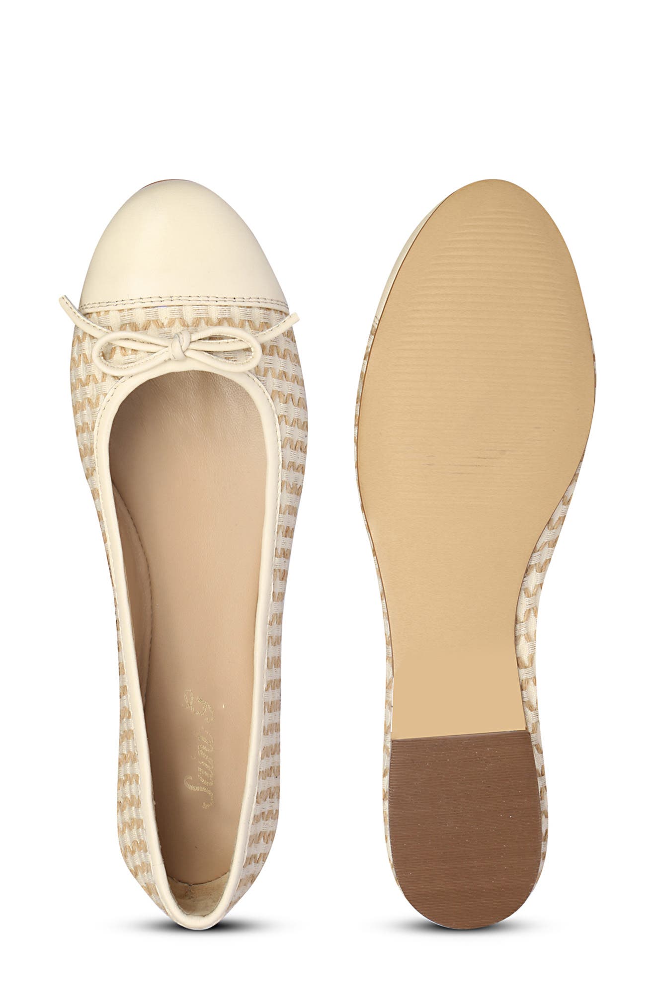 Zaini Cap Toe Ballet Flat