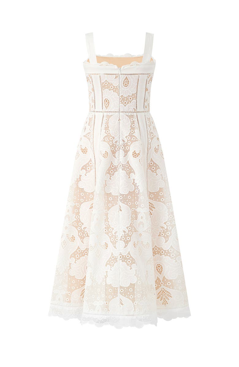 Marlo Kids Celia Lace Maxi Dress, Alternate, color, Ivory