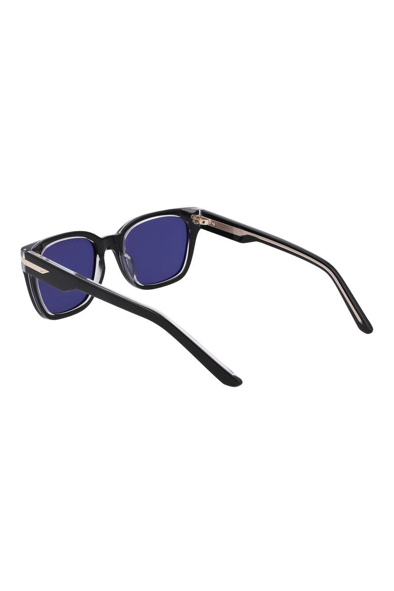 Crescent II 52mm Square Sunglasses, Alternate, color, BLACK / GREY